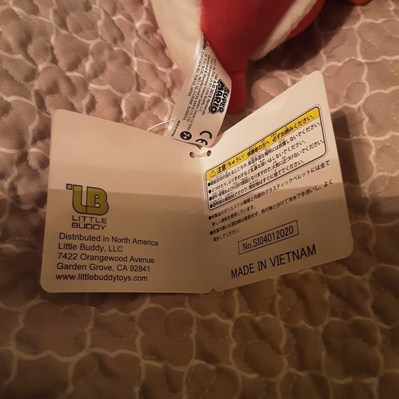 NWT!!! Super Mario All Star Collection Red Yoshi Plush, 8" - Picture 6 of 7